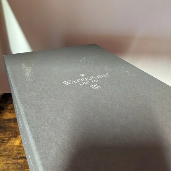 Waterford Society Penrose Pattern Hurricane Lamp Crystal Decorative Authentic - Picture 3 of 11